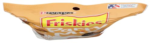 PURINA FRISKIES PARTY MIX CHICKEN AND GRAVY CRUNCH CAT SNACK RESEALABLE PEG BAG 6 OZ – 0050000169251