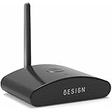 Besign BE-TX Long Range Bluetooth Transmitter for TV, Dual Link for Two Bluetooth Headphones, Speakers or Receivers, No Bluetooth Link with Smart Phones, Tablet, or PC, 3.5mm Wireless Audio Adapter