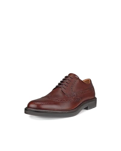 ECCO London Wingtip, Cognac, 4-4.5