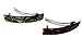 French Amie Oblong Cream Nouget Black Silver Onyx Tokyo Shell White Tokyo Opera Handmade 3.5 Inches Strong Grip Celluloid Tortoise Shell Automatic Hair Clip Hair Barrette