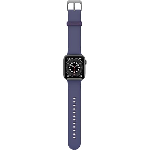 Bracelet All Day pour Apple Watch 40/41/42mm, Bracelet de rechange en silicone doux au toucher durable pour Apple Watch, Violet foncé