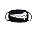 Caszel Mouth Mask Anime,Cute Fashion Mask Emoticon Mouth-Muffle Kao moji Anti-Dust Cute Cool Face Mask(Black)
