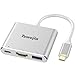 USB C Adapter Tuwejia Type C to HDMI 4K+USB 3.0+USB-C Converter Cable Charging Port Adapter Cable with Large Projection for MacBook/Chromebook Pixel/Sumsang Galaxy S8/S9/Yoga 900/Lumia 950Xl primary