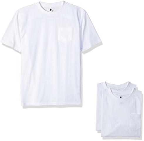 American Hawk Boys 3 Piece Pack Crew Neck Pocket T-Shirt