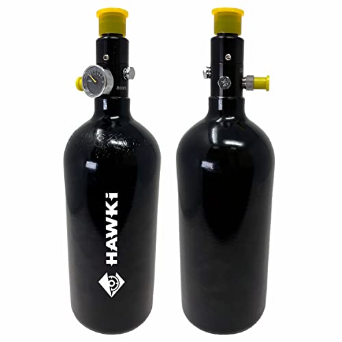 Hawki Aluminum HPA 48/3000 High Pressure Refillable Air Tank for