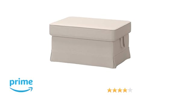 Amazon Com Ikea Cover For Ottoman Lofallet Beige 1428 8520 3810