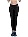 Safort Woman Windproof Cycling Jogging Pants for Spring/Autumn, NOT Padded, Thermal, Fleece Lined, Zip Pocket, Black