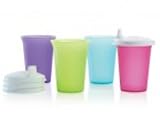 Tupperware Sippy Cup Tumblers Kids 4 Piece Set