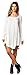 Womens Casual Feminine Long Sleeve Tunic Shirt Dress