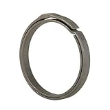 BANG TI Titanium Nail-Saving Flexible Small Keyring (K1, 26mm/1.02", 5-pack)