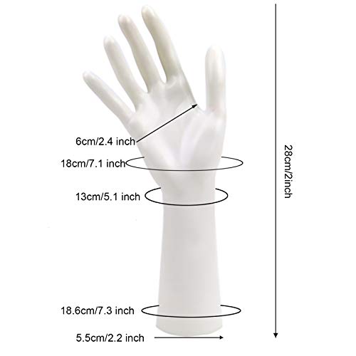 WSSROGY Female Mannequin Hand Jewelry Display Stand Holder
