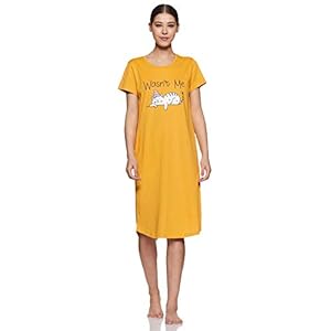 Amazon Brand – Eden & Ivy Womens Casual Nightgown (PAG 702 B_Multi 3_L)