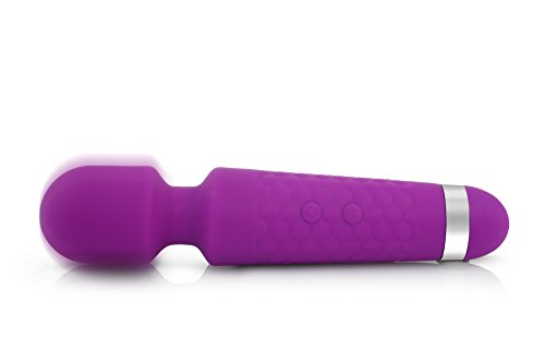 LoveI Silicone USB Rechargeable 12 Speed Vibrating Personal Massager (Purple)