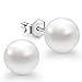 Freeman Jewels Sterling Silver Freshwater Cultured Shell Pearl Earrings Studs