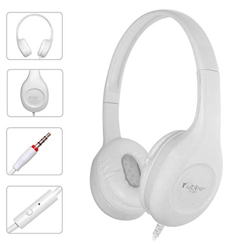 YJYdada T201 Kubite Teens with MIC Foldable DJ Headphones 3.5mm Wired Game Earphones (Blue) - Thumbnail 5