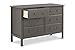 Davinci Jayden 6-Drawer Double Wide Dresser in Slate, Greenguard Gold Certified