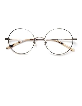 Komehachi - Large Round Slim Light-Weight Metal Unisex