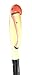 Hand Carved Wood Flamingo Bird Walking Stick Cane Art Whimsical Tropical Ocean