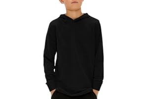 Haloumoning Boys Fashion Hoodies Kids Long Sleeve Hooded Sweatshirts 5-14 Years