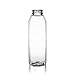 12 Pack of 16 Oz Plastic Bottles, Clear PET Square Beverage Bottles w/White Tamper Evident Caps