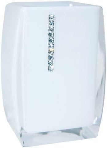 Tussi on Tour Toothbrush Tumbler White with Rhinestones