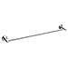 HOMEIDEAS 24-Inch Bathroom Towel Bar Single Towel Hanger SUS304 Stainless Steel Lavatory Towel Rack Hotel Style Towel Shelf,Wall Mount,Polished Finish