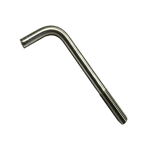 Foundation Bolt (Anchor or L-Bolt) M8 x 100 mmT316 (A4) Stainless Steel Pack Size : 1