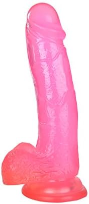 9 inch Female Tools with Hands-Free Suction Cup for Beginner G Massage, Pink