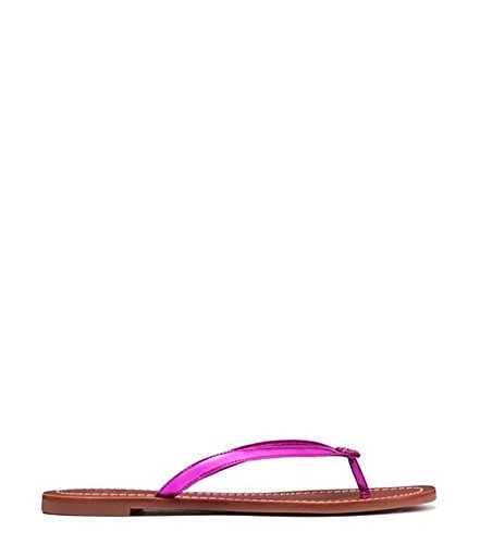 Tory burch women s terra thong magenta 6 m us