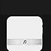 Wireless New Doorbell Chime Door/Entry Chime, Window Sensor Ding-Dong Alarm Chime,Chime (Not for Ring)(White)