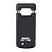 Awortek Battery Case Backside Cover 7000mAh Rechargeable External Power Bank Pack Portable Charger for Samsung Galaxy S7 Edge with Kickstand Black