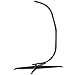 Heavy Duty Swing Chair Stand,Hammock C Stand-Bigger Base, Black(Stand Only)