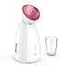 Liberex Facial Steamer - Nano Ionic Face Steamer, 70ml Water Tank with LED Indicator, Warm Mist Moisturize Skin, Upclog Pores, Reduce Blackheads, Enjoy SPA at Home