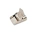 JewelrySupply Bolo Slide Lock Back 20x16mm Silver Color (1-Pc)