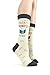 Foot Traffic, Women's Education-Theme Socks, Talk Dewey to Me (Shoe Sizes 4-10)