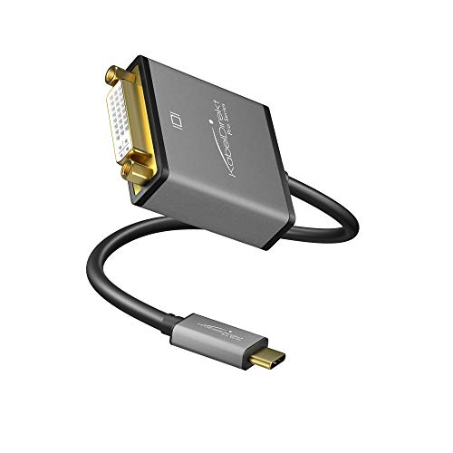 KabelDirekt – USB C to DVI adapter – 0.15m – PRO Series