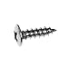 200 Piece Bass & Guitar Pickguard Mounting Screws Scratch Plate, Chrome and Black