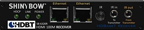 Shinybow HDMI/IR/RS323/Ethernet/Audio HDBaseT Extender (Receiver) 330ft SB-6320R