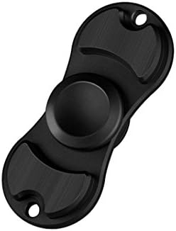 Stress Reducer , Shufua Fidget Hand Spinner Toy Stress Reducer Anti-stress EDC Focus Toy Relieves ADHD Anxiety and Boredom (black)