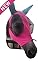 Horse Fly Mask, Fly Mask with Ears Tgw Riding Extra Comfort Grip Soft Mesh Horse Fly Mask with Ears (L, Pink)