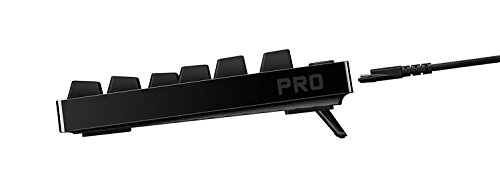Logitech G Pro Mechanical Gaming Keyboard, 16.8 Million Colors RGB Backlit Keys, Ultra Portable Design, Detachable Micro USB Cable(Renewed)