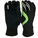 TrailHeads HyperReflect Running Gloves - hi-vis green