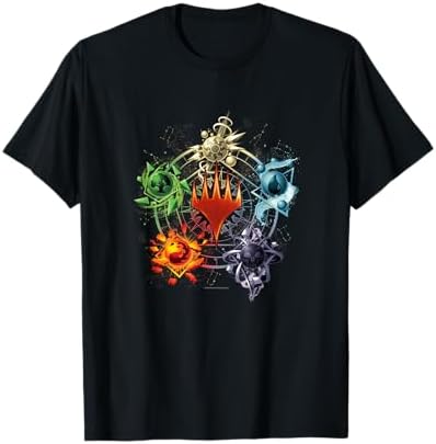 Amazon.com: Magic: The Gathering Vintage Logo Line T-Shirt