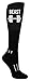 MOXY Socks Barbell Beast Black Knee-High Performance Athletic Socks