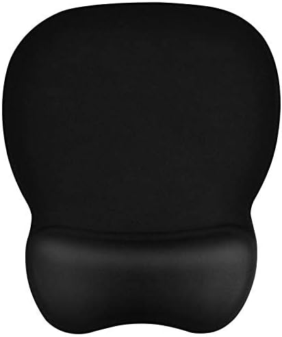 EooCoo Mouse Mat with Gel Wrist Support Ergonomic Non-Slip PU Base