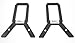 TyCa Industries 2x4 Target Stand Brackets AR650 Armor Steel - Tougher Than AR500-250lb Capacity - Powdercoated