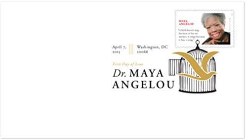 USPS Maya Angelou Digital Color Postmark