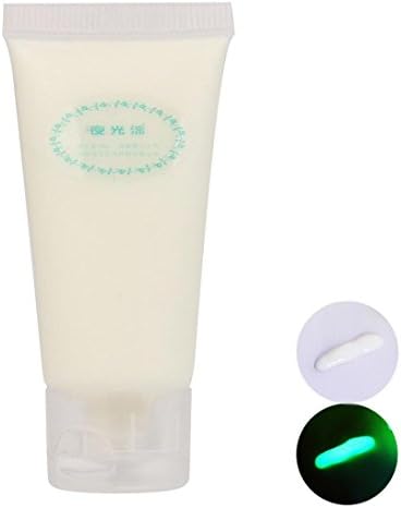 Yeefant A Brand New Unworn Fluorescent Party Hand Painted Night Light Lacquer Birthday Body Color Paint for Fun Party (Yellow-Green-Light)