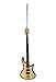 Broadway Gifts 5.5 Inch Natural Brown Wood E-Bass Guitar Ornament Decoration