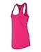 Next Level Apparel Women's Terry Racerback Tank, Raspberry, XX-Large